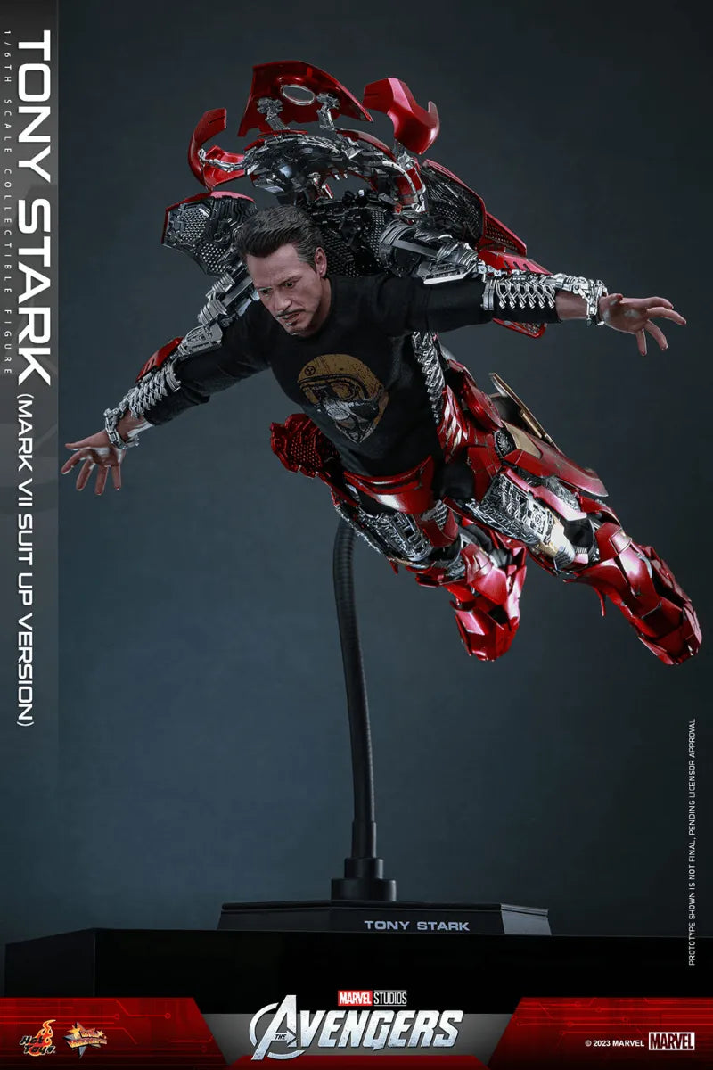 HOTMMS718 Avengers (2012) - Tony Stark (Mark VII Suit-Up) 1:6 Scale Action Figure - Hot Toys - Titan Pop Culture