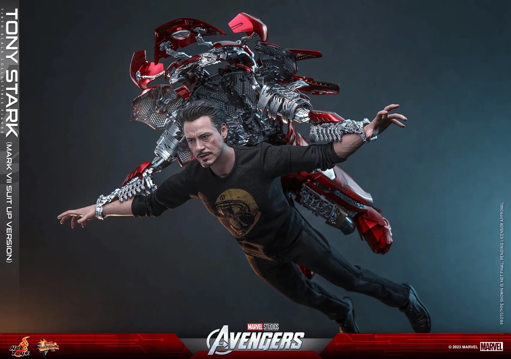 HOTMMS718 Avengers (2012) - Tony Stark (Mark VII Suit-Up) 1:6 Scale Action Figure - Hot Toys - Titan Pop Culture