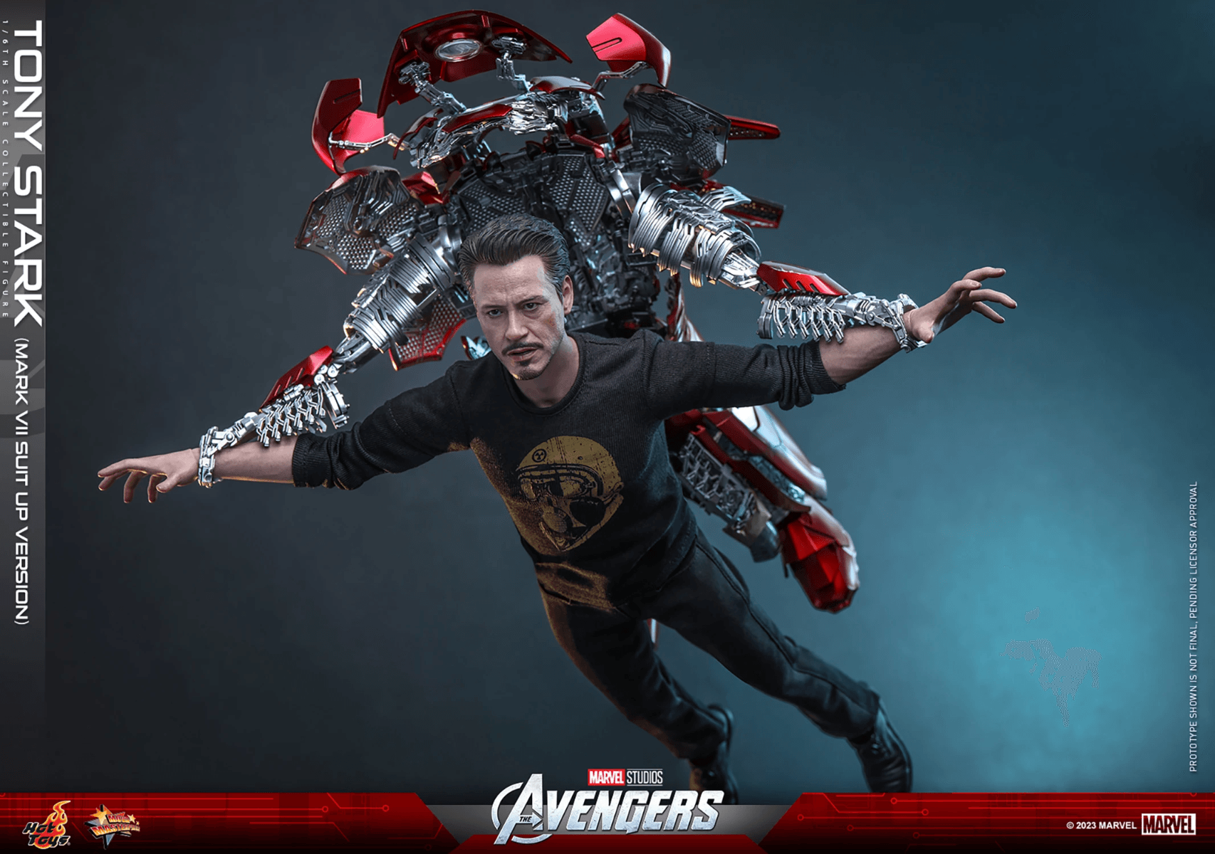 HOTMMS718 Avengers (2012) - Tony Stark (Mark VII Suit-Up) 1:6 Scale Action Figure - Hot Toys - Titan Pop Culture