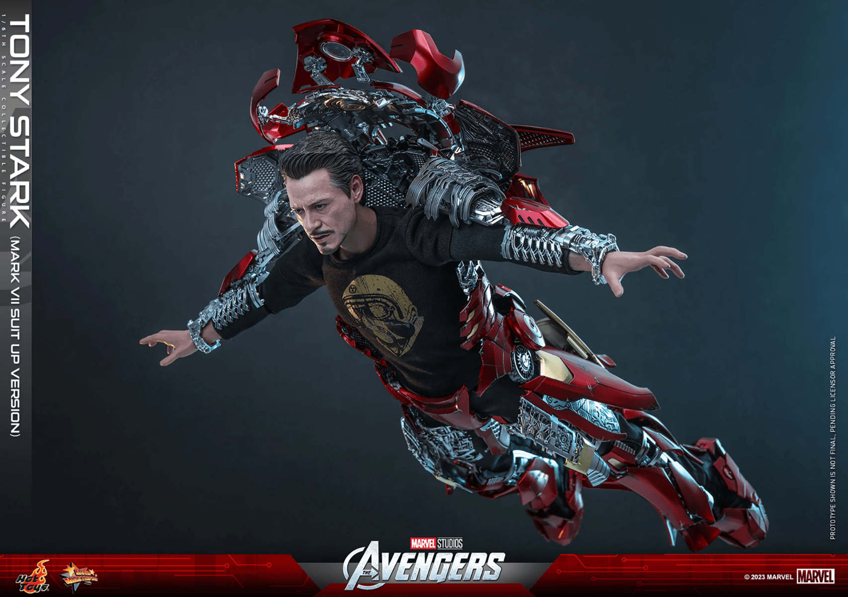 HOTMMS718 Avengers (2012) - Tony Stark (Mark VII Suit-Up) 1:6 Scale Action Figure - Hot Toys - Titan Pop Culture