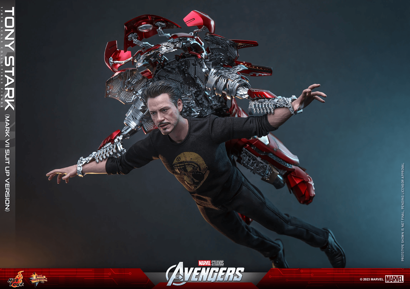 HOTMMS718 Avengers (2012) - Tony Stark (Mark VII Suit-Up) 1:6 Scale Action Figure - Hot Toys - Titan Pop Culture