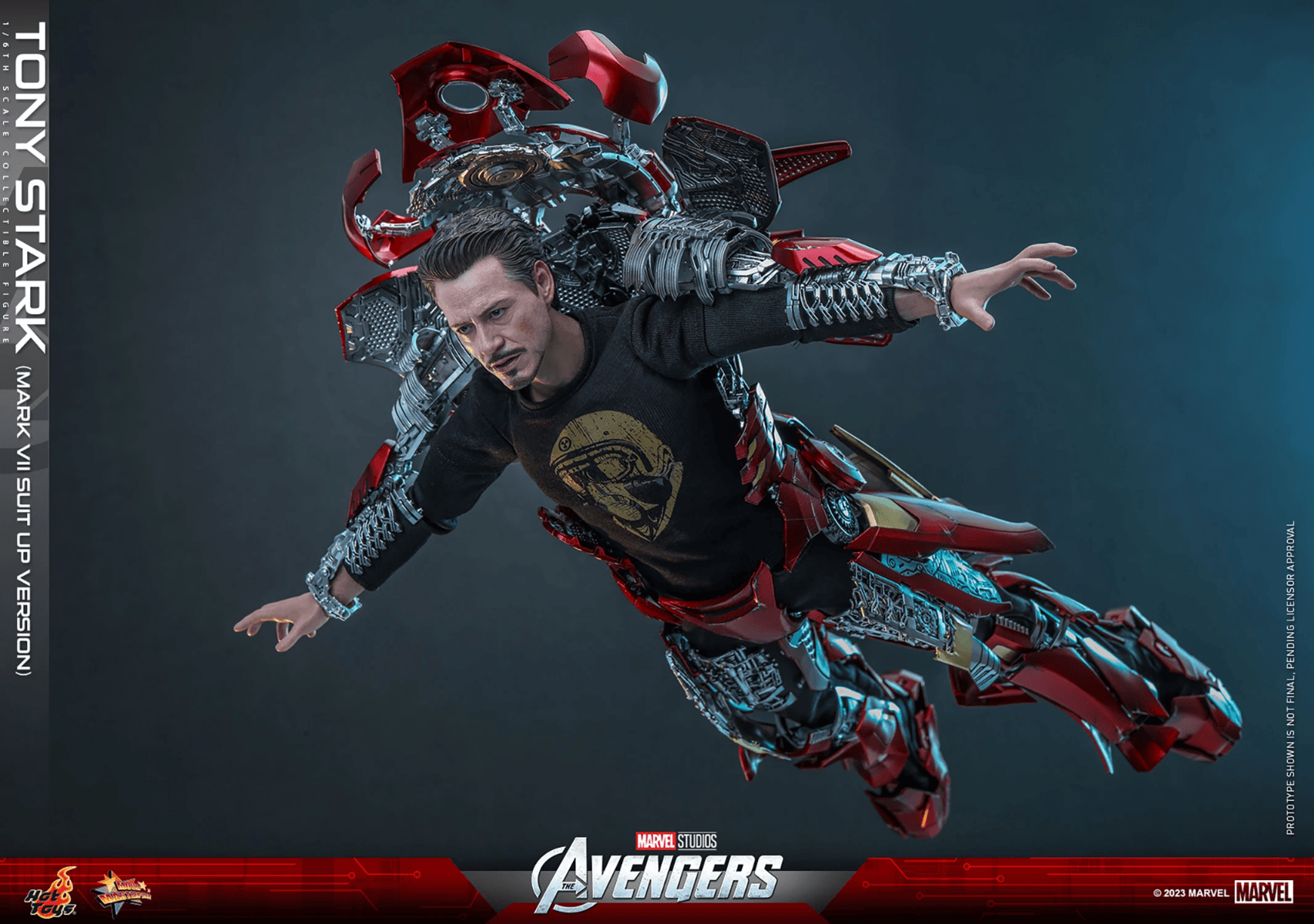 HOTMMS718 Avengers (2012) - Tony Stark (Mark VII Suit-Up) 1:6 Scale Action Figure - Hot Toys - Titan Pop Culture