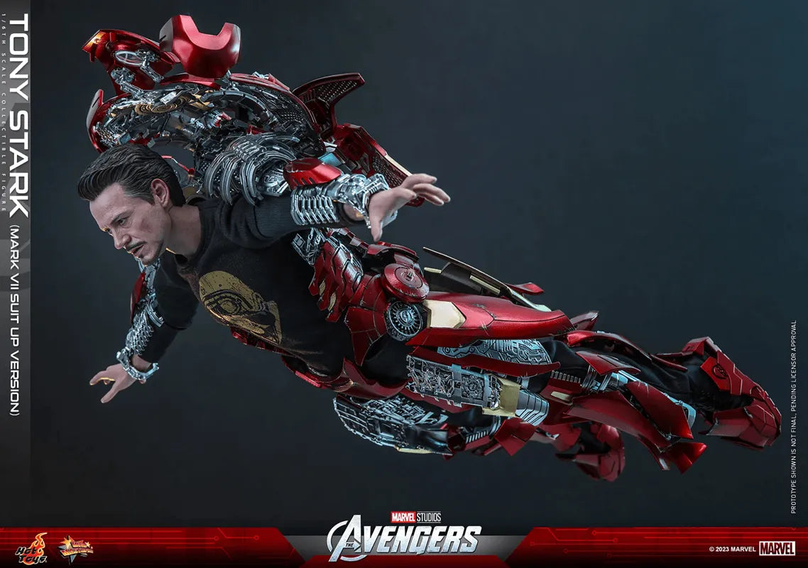 HOTMMS718 Avengers (2012) - Tony Stark (Mark VII Suit-Up) 1:6 Scale Action Figure - Hot Toys - Titan Pop Culture