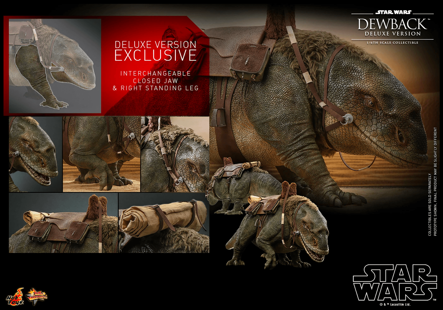 HOTMMS720 Star Wars - Dewback Deluxe 1:6 Scale Collectable Figure - Hot Toys - Titan Pop Culture