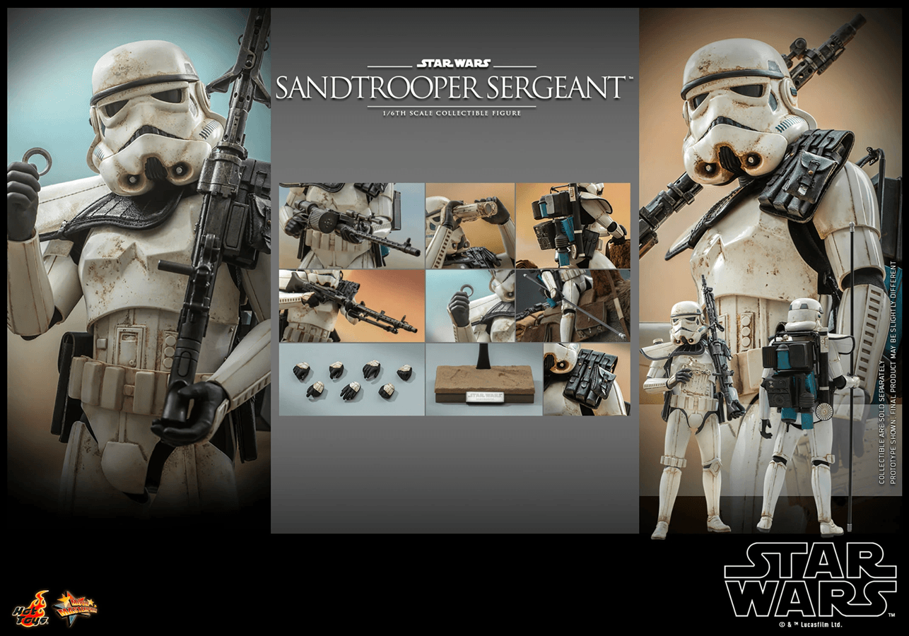 HOTMMS721 Star Wars Episode IV: A New Hope - Sandtrooper Sergeant 1/6 Scale Collectible Figure - Hot Toys - Titan Pop Culture