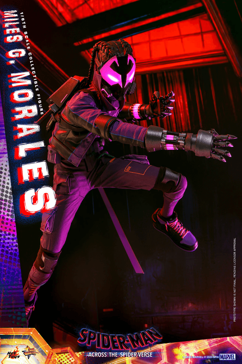 HOTMMS725 Spider-Man: Across the Spider-Verse - Miles G. Morales 1:6 Scale Collectable Figure - Hot Toys - Titan Pop Culture