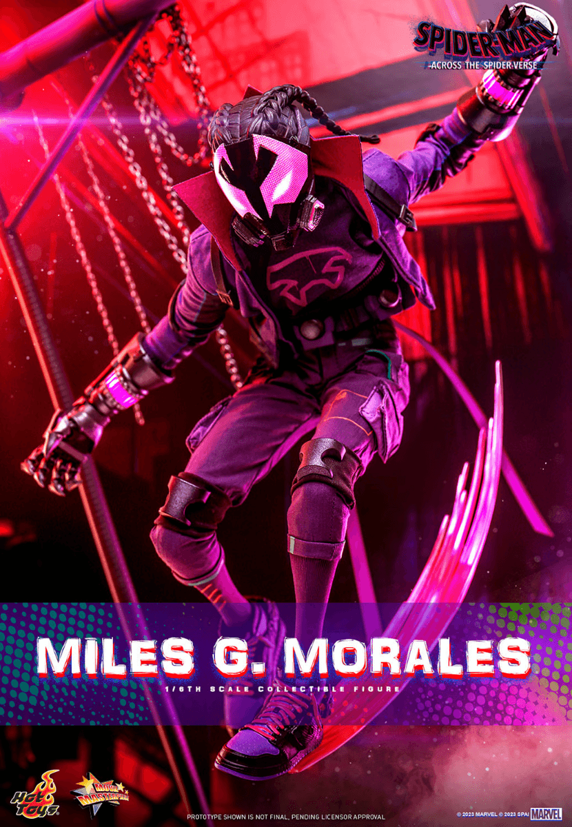 HOTMMS725 Spider-Man: Across the Spider-Verse - Miles G. Morales 1:6 Scale Collectable Figure - Hot Toys - Titan Pop Culture