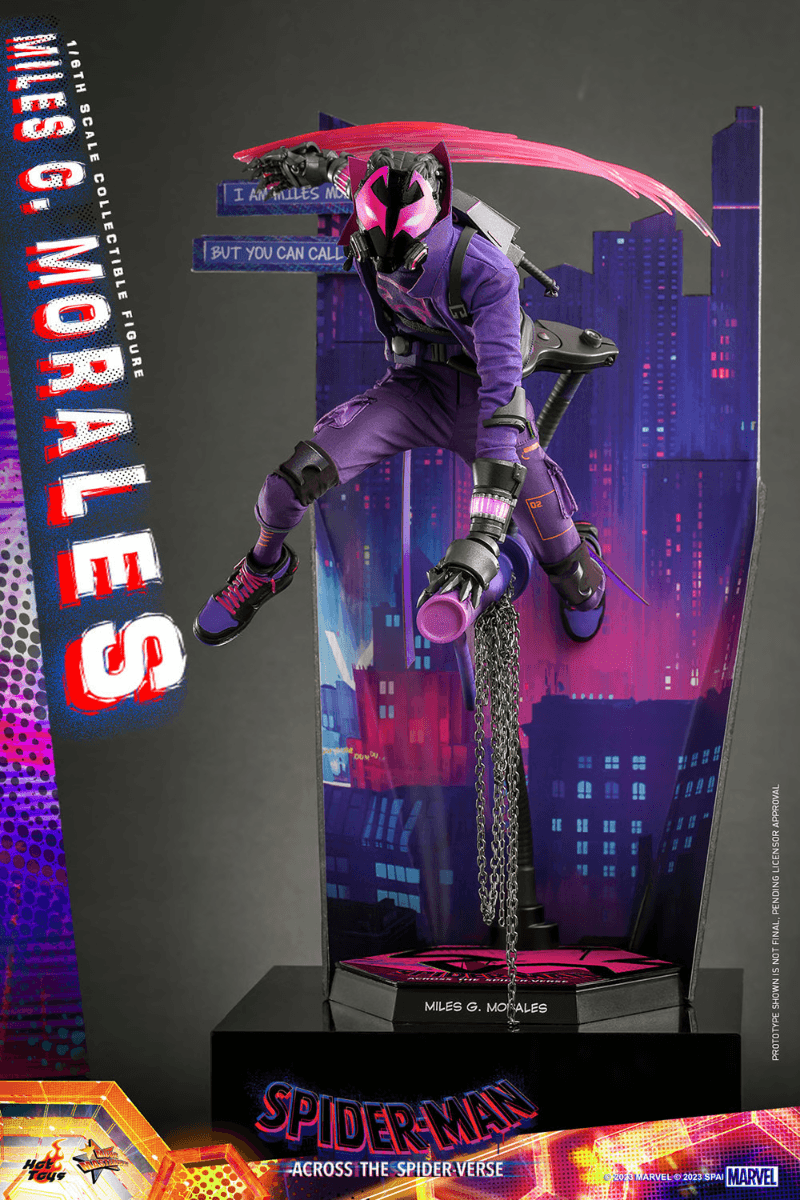 HOTMMS725 Spider-Man: Across the Spider-Verse - Miles G. Morales 1:6 Scale Collectable Figure - Hot Toys - Titan Pop Culture