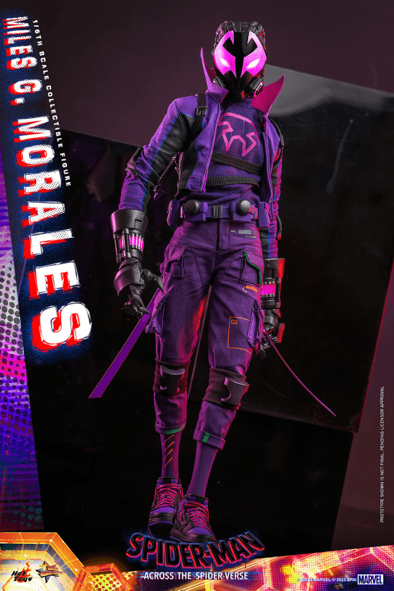 HOTMMS725 Spider-Man: Across the Spider-Verse - Miles G. Morales 1:6 Scale Collectable Figure - Hot Toys - Titan Pop Culture