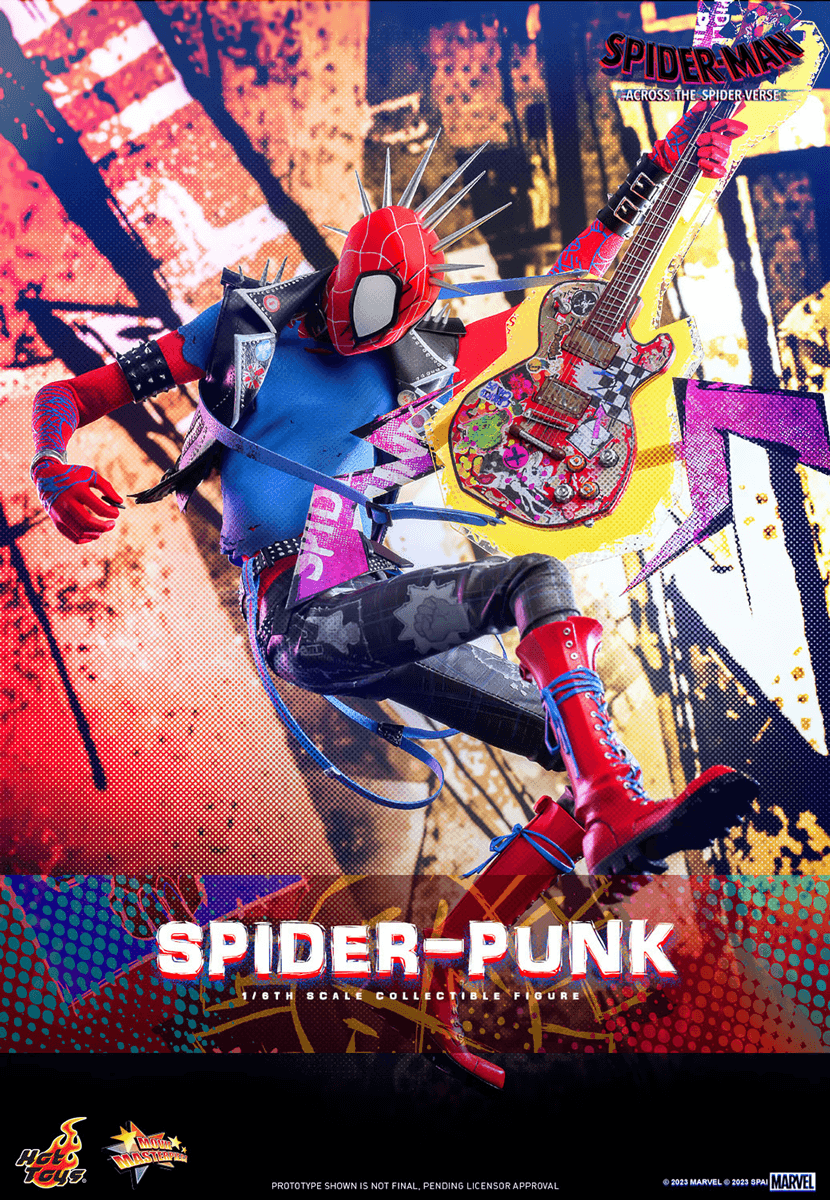 HOTMMS726 Spider-Man: Across the Spider-Verse - Spider-Punk 1:6 Scale Collectable Action Figure - Hot Toys - Titan Pop Culture