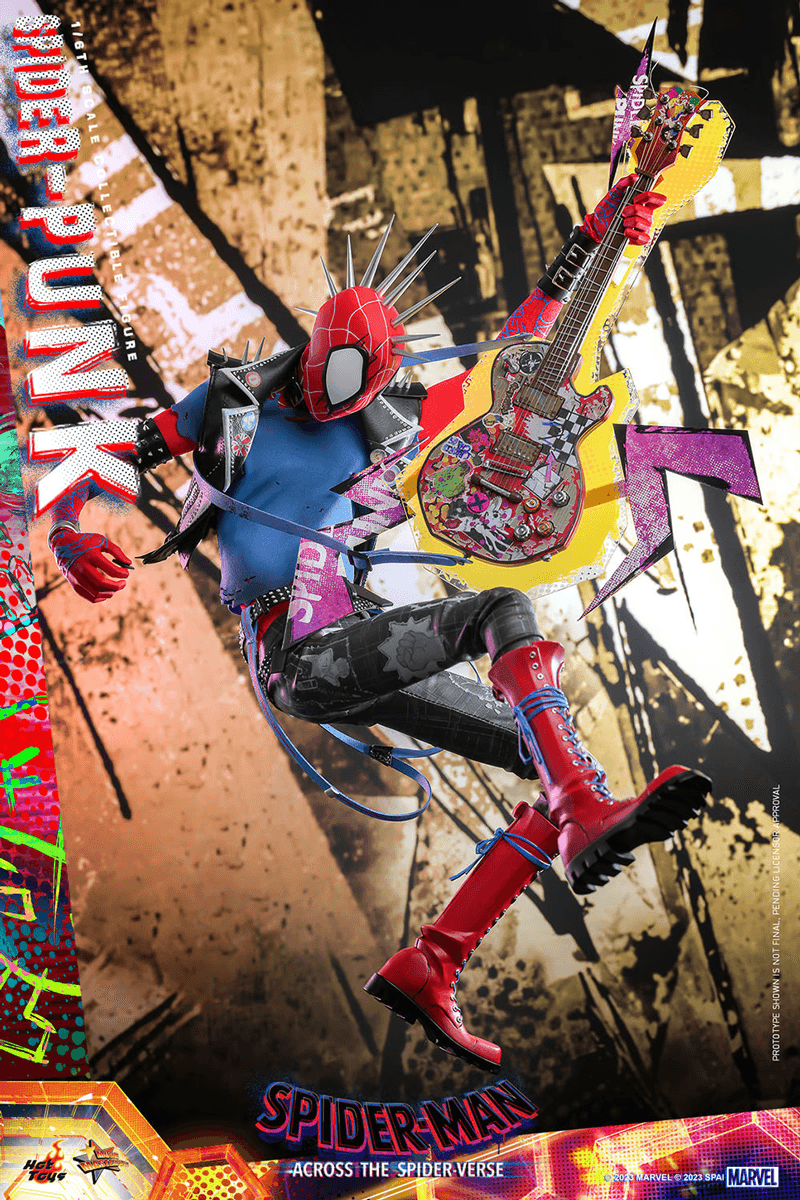 Spider-Man: Across the Spider-Verse - Spider-Punk 1:6 Scale Collectable Action Figure Statue by Hot Toys | Titan Pop Culture
