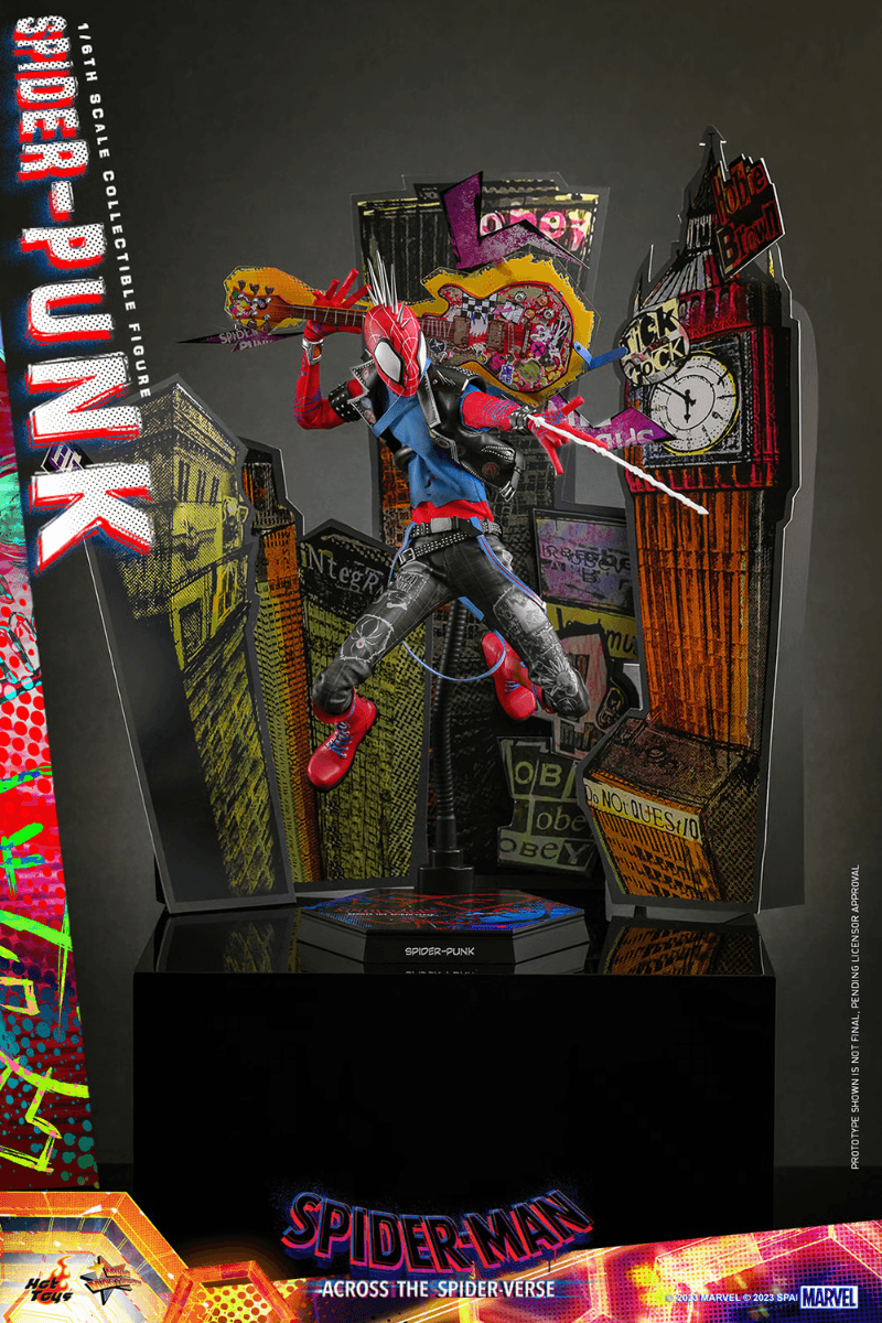 HOTMMS726 Spider-Man: Across the Spider-Verse - Spider-Punk 1:6 Scale Collectable Action Figure - Hot Toys - Titan Pop Culture