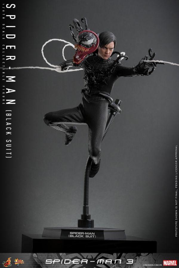 HOTMMS728 Spider-Man 3 - Spider-Man (Black Suit) 1:6 Scale Collectable Action Figure - Hot Toys - Titan Pop Culture