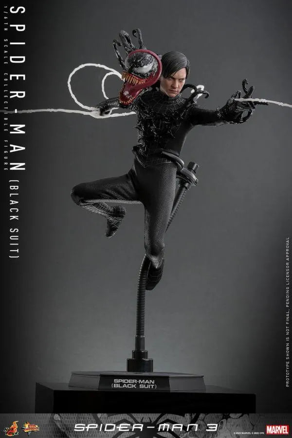 HOTMMS728 Spider-Man 3 - Spider-Man (Black Suit) 1:6 Scale Collectable Action Figure - Hot Toys - Titan Pop Culture