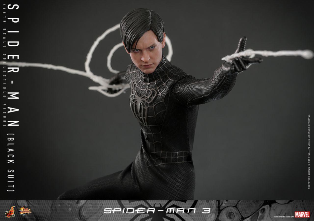 HOTMMS728 Spider-Man 3 - Spider-Man (Black Suit) 1:6 Scale Collectable Action Figure - Hot Toys - Titan Pop Culture