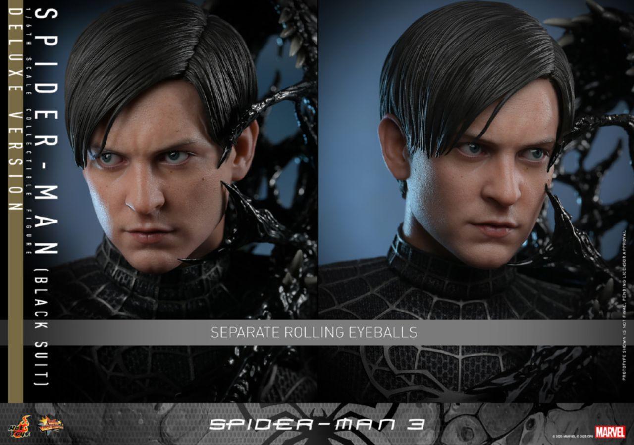 HOTMMS728B Spider-Man 3 - Spider-Man (Black Suit) Deluxe 1:6 Scale Collectable Action Figure - Hot Toys - Titan Pop Culture