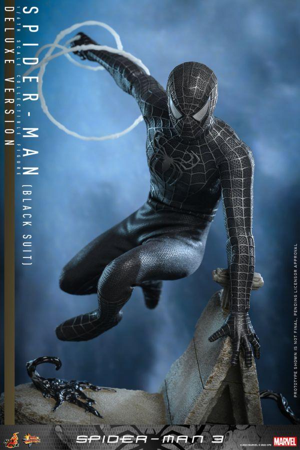 HOTMMS728B Spider-Man 3 - Spider-Man (Black Suit) Deluxe 1:6 Scale Collectable Action Figure - Hot Toys - Titan Pop Culture