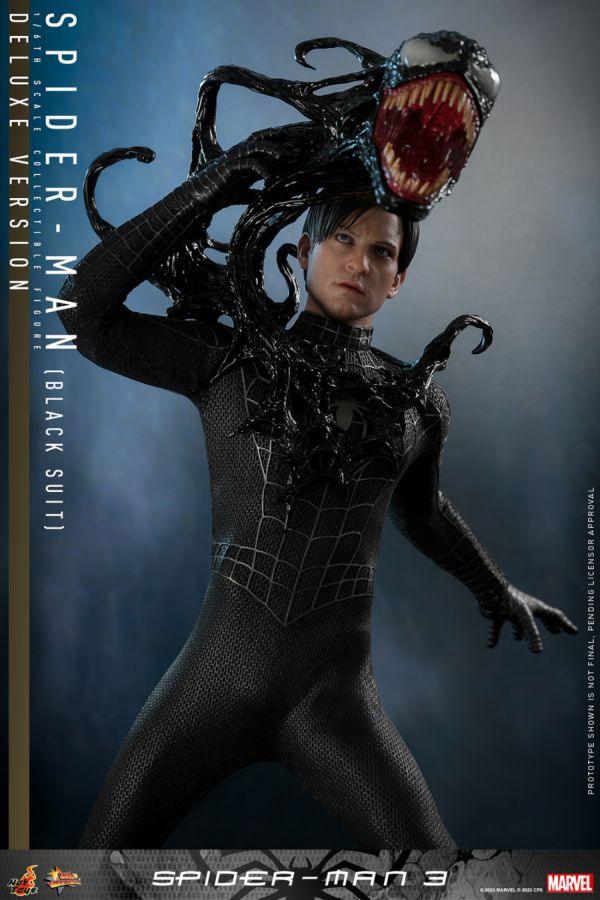 HOTMMS728B Spider-Man 3 - Spider-Man (Black Suit) Deluxe 1:6 Scale Collectable Action Figure - Hot Toys - Titan Pop Culture