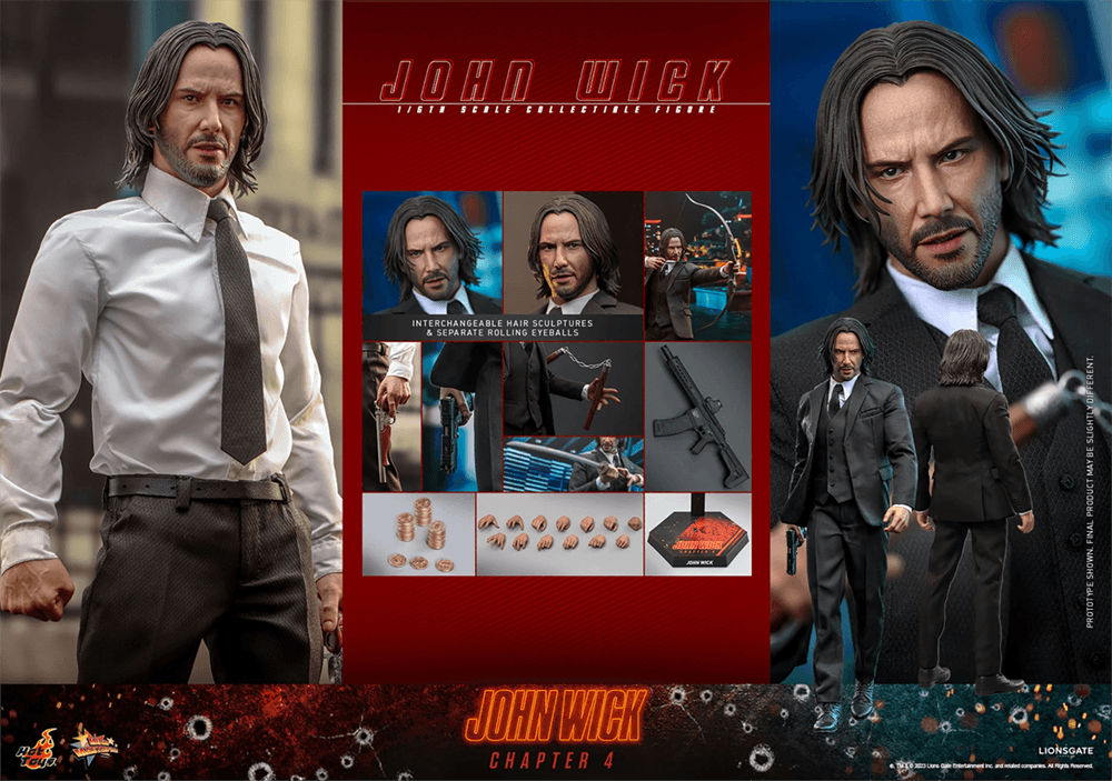 HOTMMS729 John Wick 4 - John Wick 1:6 Scale Collectable Figure - Hot Toys - Titan Pop Culture