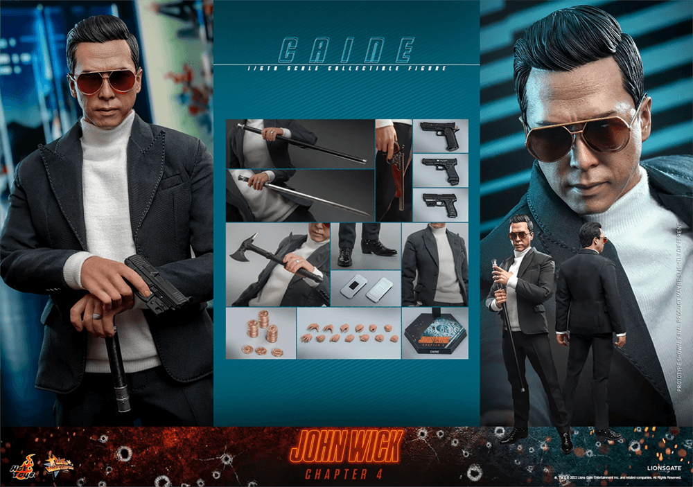 HOTMMS730 John Wick 4 - Caine 1:6 Scale Collectable Figure - Hot Toys - Titan Pop Culture