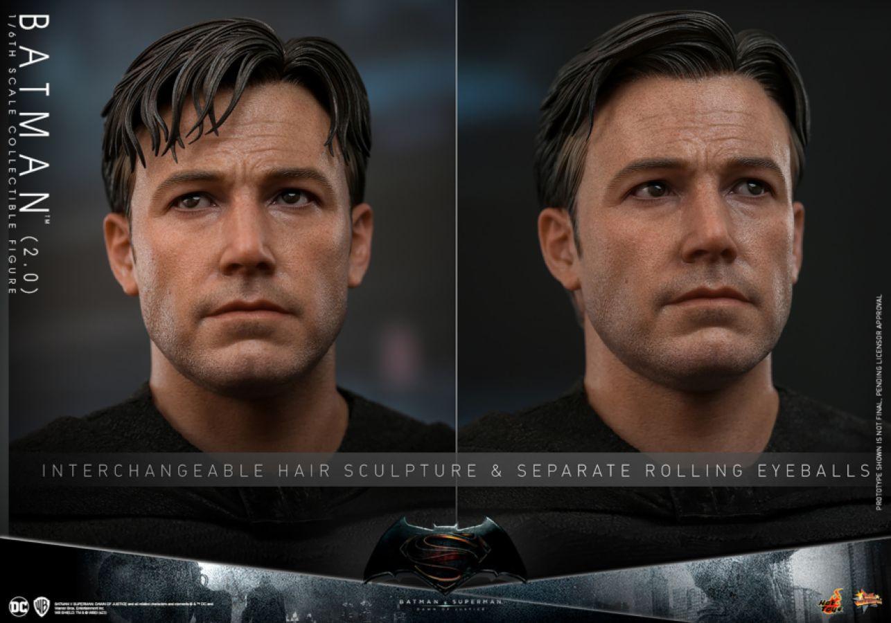 HOTMMS731 Batman v Superman: Dawn of Justice - Batman (2.0) 1:6 Scale Collectable Action Figure - Hot Toys - Titan Pop Culture