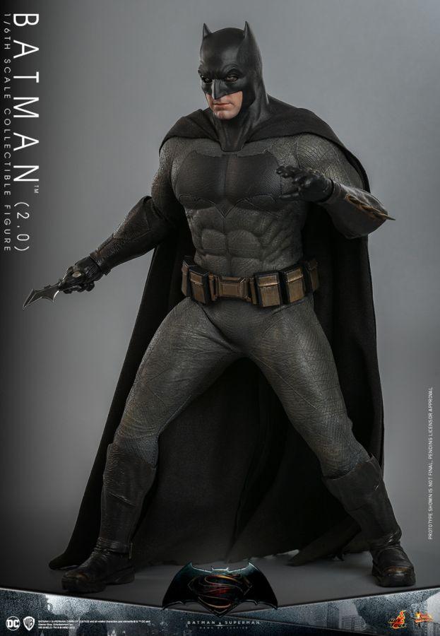 HOTMMS731 Batman v Superman: Dawn of Justice - Batman (2.0) 1:6 Scale Collectable Action Figure - Hot Toys - Titan Pop Culture