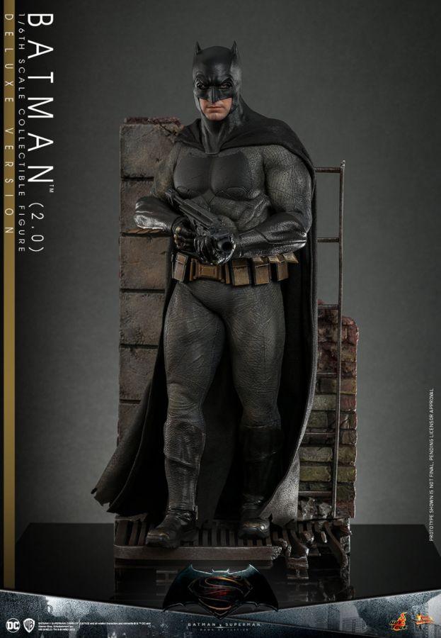 HOTMMS732 Batman v Superman: Dawn of Justice - Batman (2.0) Deluxe 1:6 Scale Collectable Action Figure - Hot Toys - Titan Pop Culture