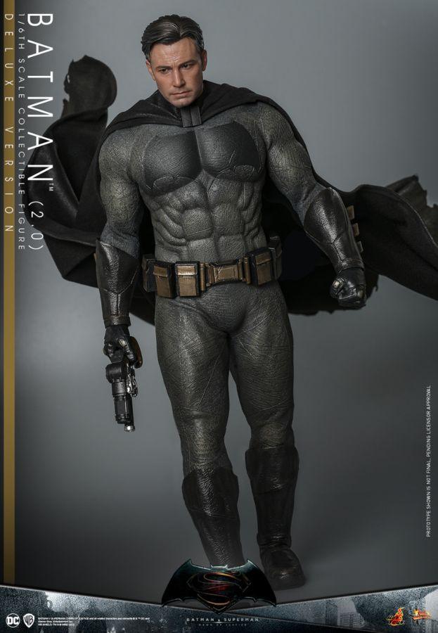 HOTMMS732 Batman v Superman: Dawn of Justice - Batman (2.0) Deluxe 1:6 Scale Collectable Action Figure - Hot Toys - Titan Pop Culture