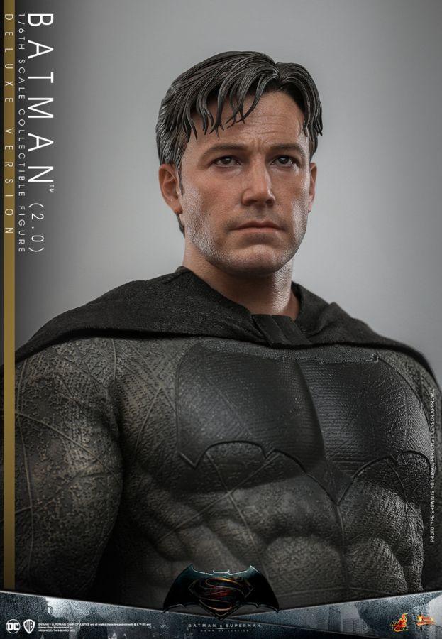 HOTMMS732 Batman v Superman: Dawn of Justice - Batman (2.0) Deluxe 1:6 Scale Collectable Action Figure - Hot Toys - Titan Pop Culture