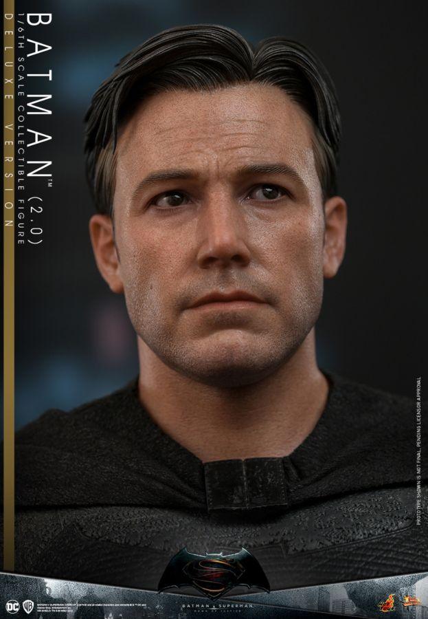 HOTMMS732 Batman v Superman: Dawn of Justice - Batman (2.0) Deluxe 1:6 Scale Collectable Action Figure - Hot Toys - Titan Pop Culture