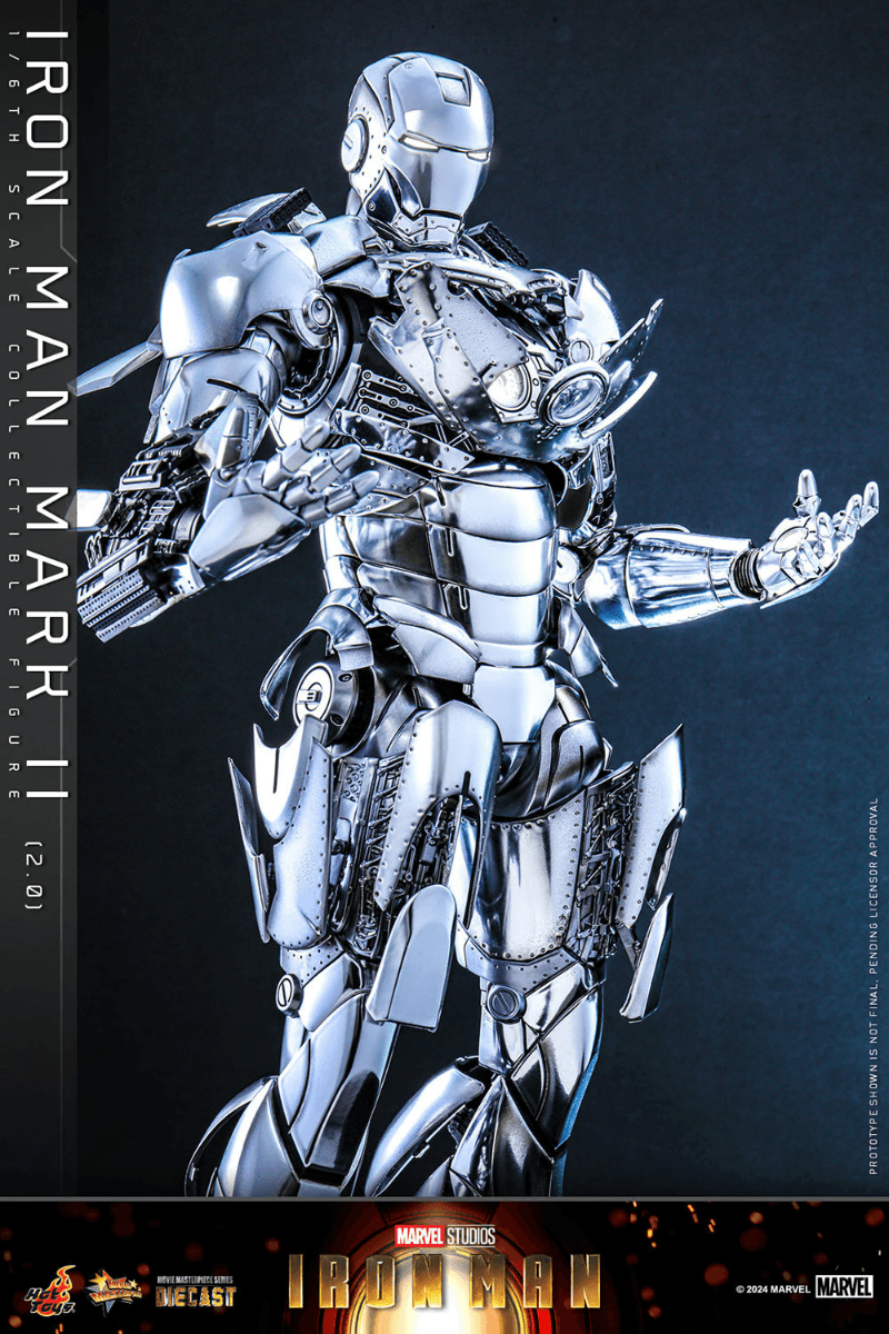 HOTMMS733D59 Iron Man - Iron Man Mark II (2.0) 1:6 Scale Collectable Action Figure - Hot Toys - Titan Pop Culture