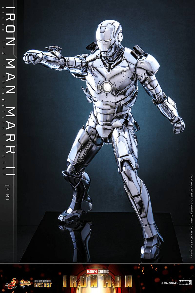 HOTMMS733D59 Iron Man - Iron Man Mark II (2.0) 1:6 Scale Collectable Action Figure - Hot Toys - Titan Pop Culture