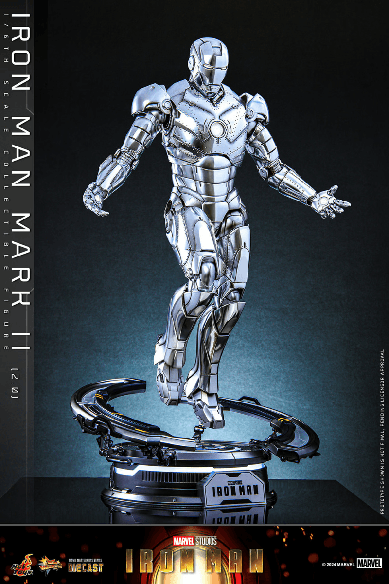 HOTMMS733D59 Iron Man - Iron Man Mark II (2.0) 1:6 Scale Collectable Action Figure - Hot Toys - Titan Pop Culture