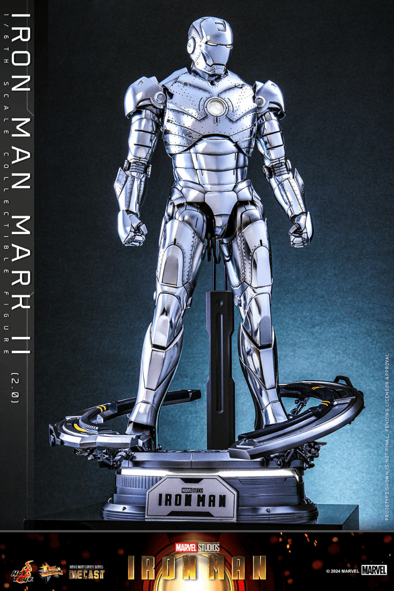 HOTMMS733D59 Iron Man - Iron Man Mark II (2.0) 1:6 Scale Collectable Action Figure - Hot Toys - Titan Pop Culture