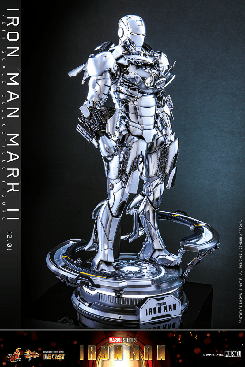 HOTMMS733D59 Iron Man - Iron Man Mark II (2.0) 1:6 Scale Collectable Action Figure - Hot Toys - Titan Pop Culture