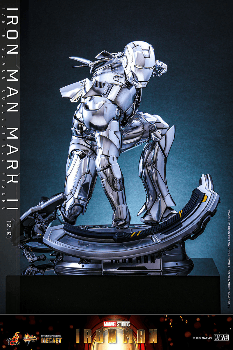 HOTMMS733D59 Iron Man - Iron Man Mark II (2.0) 1:6 Scale Collectable Action Figure - Hot Toys - Titan Pop Culture