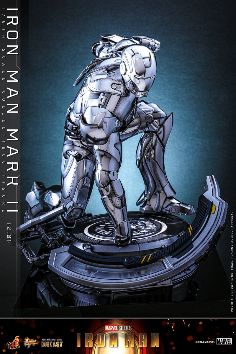 HOTMMS733D59 Iron Man - Iron Man Mark II (2.0) 1:6 Scale Collectable Action Figure - Hot Toys - Titan Pop Culture