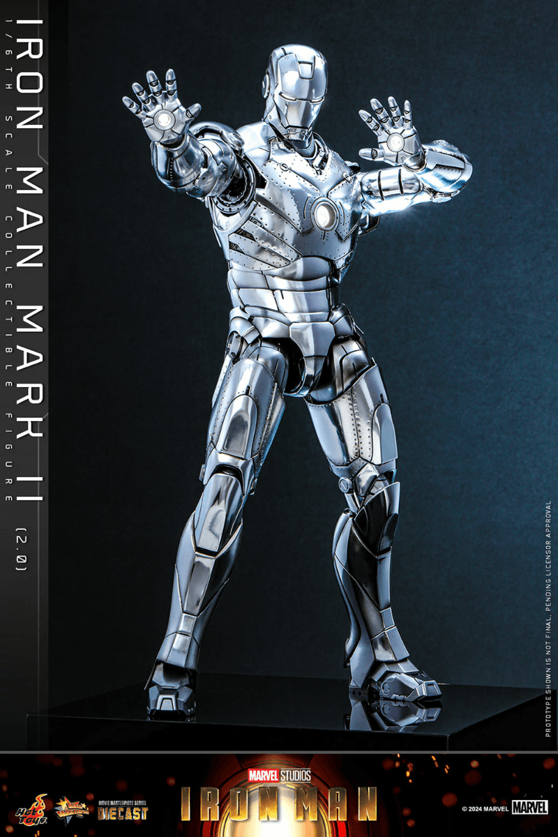 HOTMMS733D59 Iron Man - Iron Man Mark II (2.0) 1:6 Scale Collectable Action Figure - Hot Toys - Titan Pop Culture