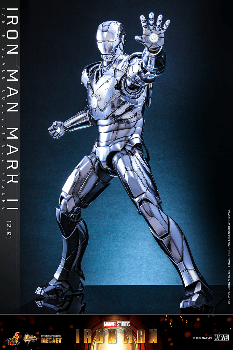 HOTMMS733D59 Iron Man - Iron Man Mark II (2.0) 1:6 Scale Collectable Action Figure - Hot Toys - Titan Pop Culture