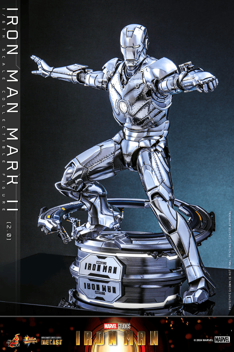 HOTMMS733D59 Iron Man - Iron Man Mark II (2.0) 1:6 Scale Collectable Action Figure - Hot Toys - Titan Pop Culture