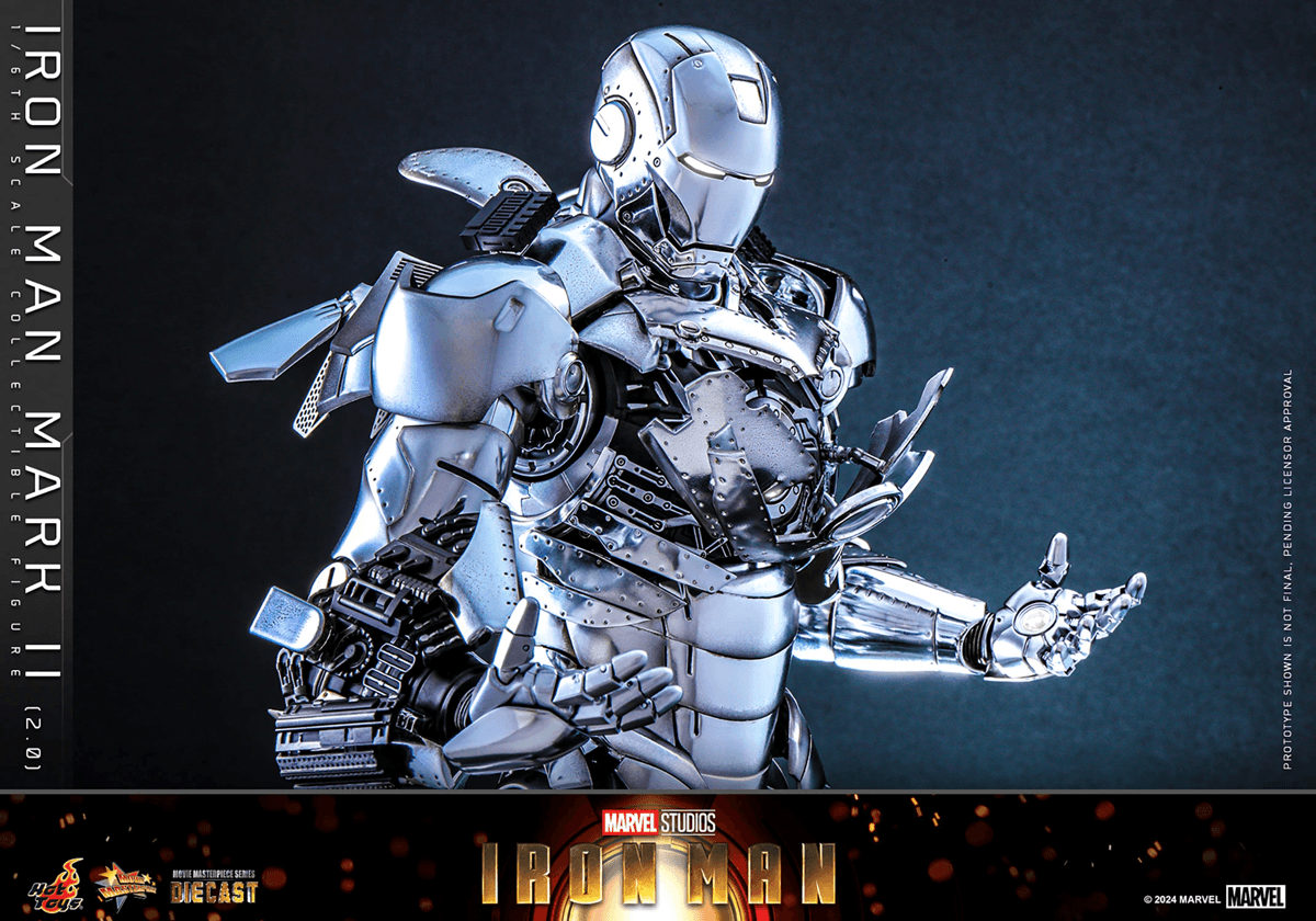 HOTMMS733D59 Iron Man - Iron Man Mark II (2.0) 1:6 Scale Collectable Action Figure - Hot Toys - Titan Pop Culture