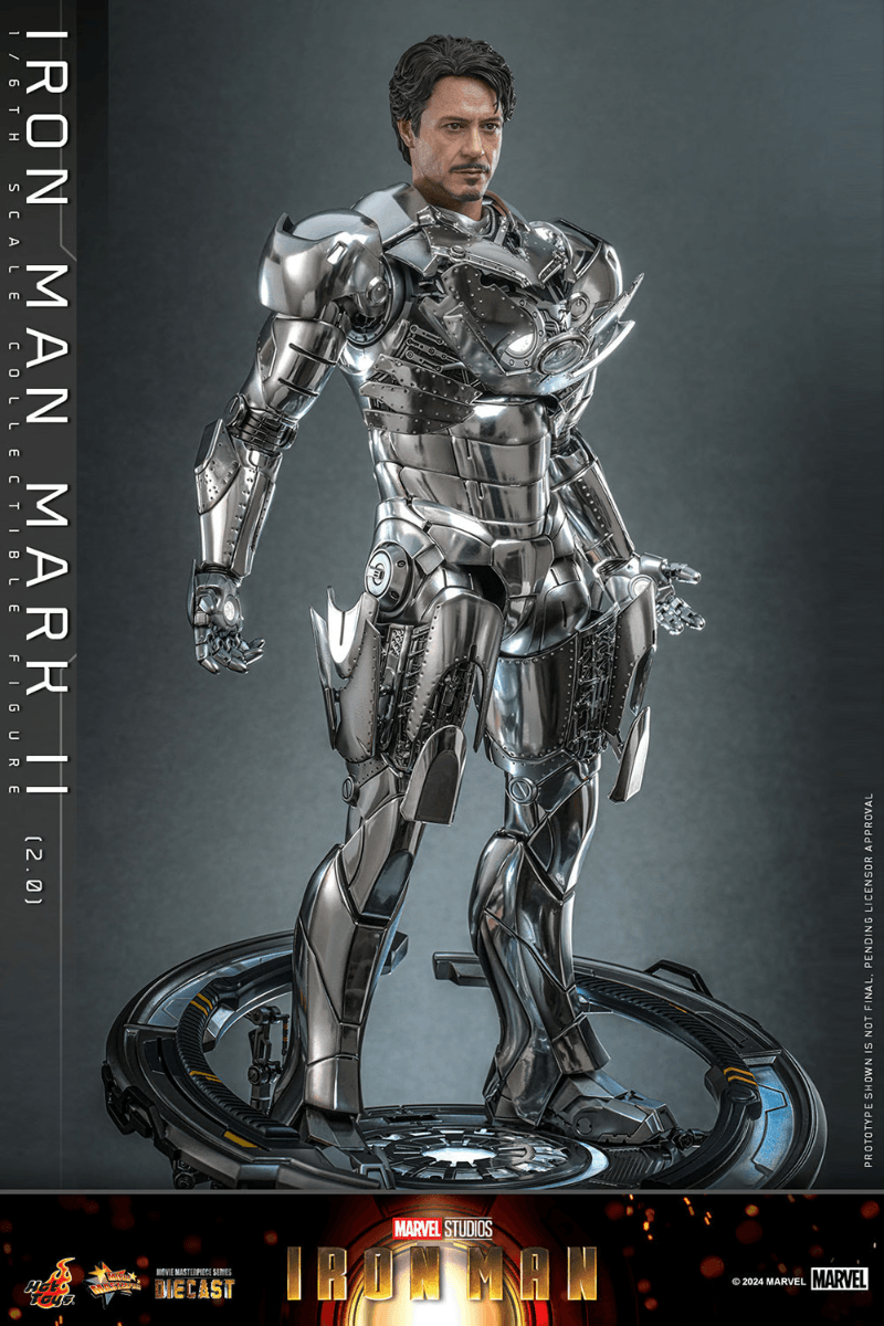 HOTMMS733D59 Iron Man - Iron Man Mark II (2.0) 1:6 Scale Collectable Action Figure - Hot Toys - Titan Pop Culture