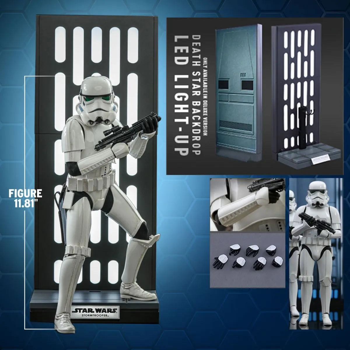 HOTMMS736 Star Wars - Stormtrooper (with Death Star Environment) 1:6 Scale Collectable Action Figure - Hot Toys - Titan Pop Culture