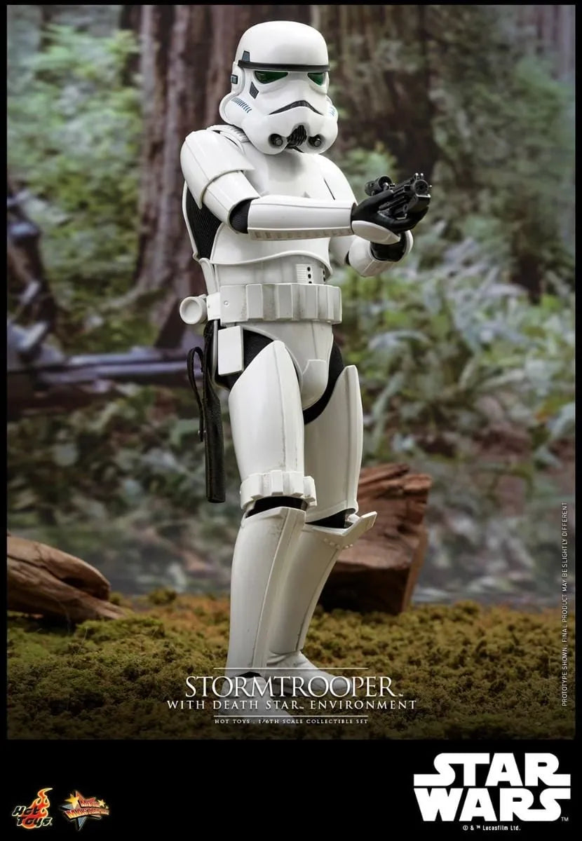 HOTMMS736 Star Wars - Stormtrooper (with Death Star Environment) 1:6 Scale Collectable Action Figure - Hot Toys - Titan Pop Culture