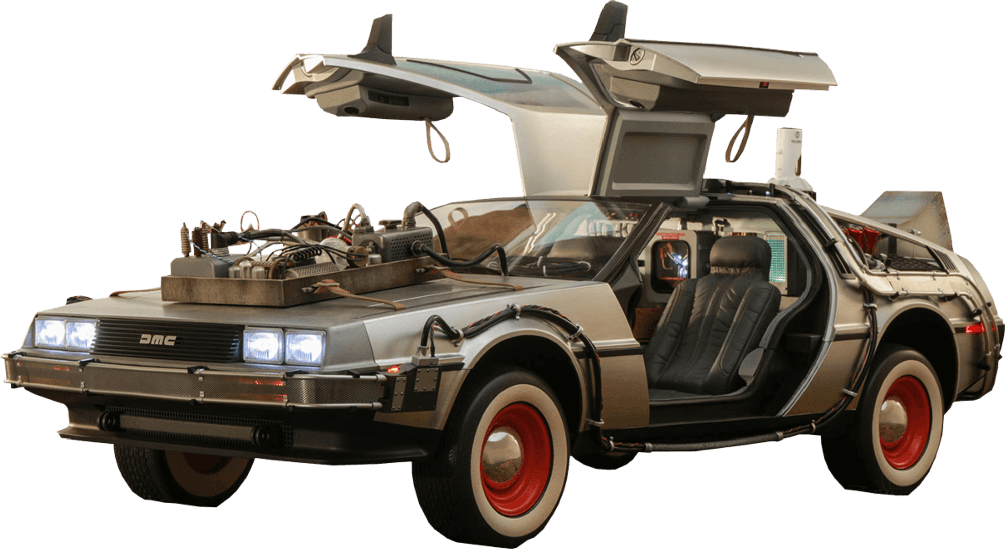 HOTMMS738 Back to the Future 3 - Delorean Time Machine 1:6 Scale Collectable Vehicle - Hot Toys - Titan Pop Culture