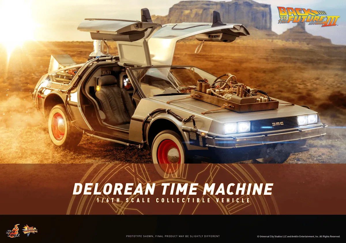 HOTMMS738 Back to the Future 3 - Delorean Time Machine 1:6 Scale Collectable Vehicle - Hot Toys - Titan Pop Culture