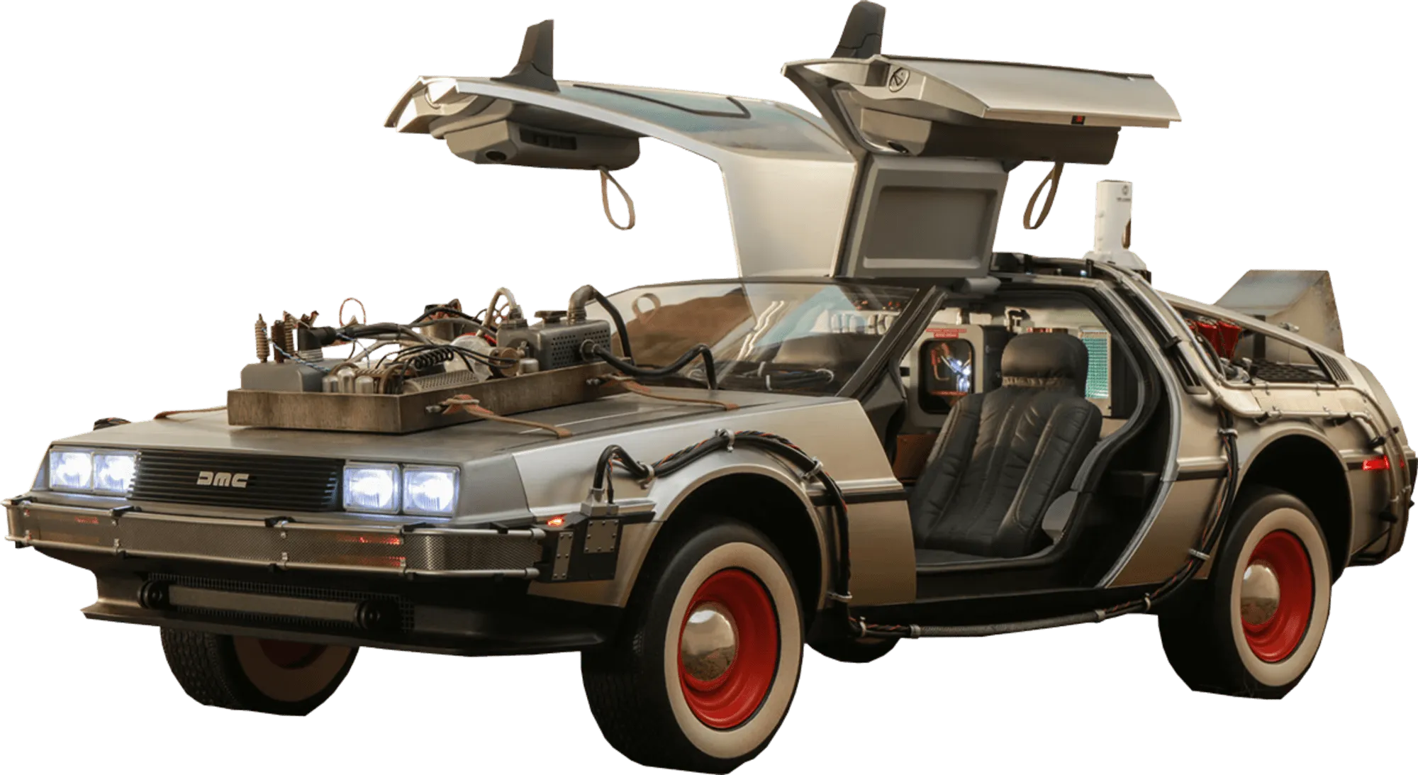 HOTMMS738 Back to the Future 3 - Delorean Time Machine 1:6 Scale Collectable Vehicle - Hot Toys - Titan Pop Culture