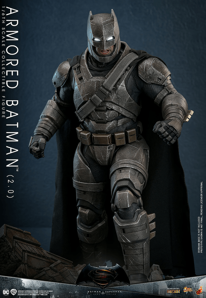 HOTMMS742D62 Batman v Superman: Dawn of Justice - Armored Batman (2.0) 1:6 Scale Collectable Action Figure - Hot Toys - Titan Pop Culture
