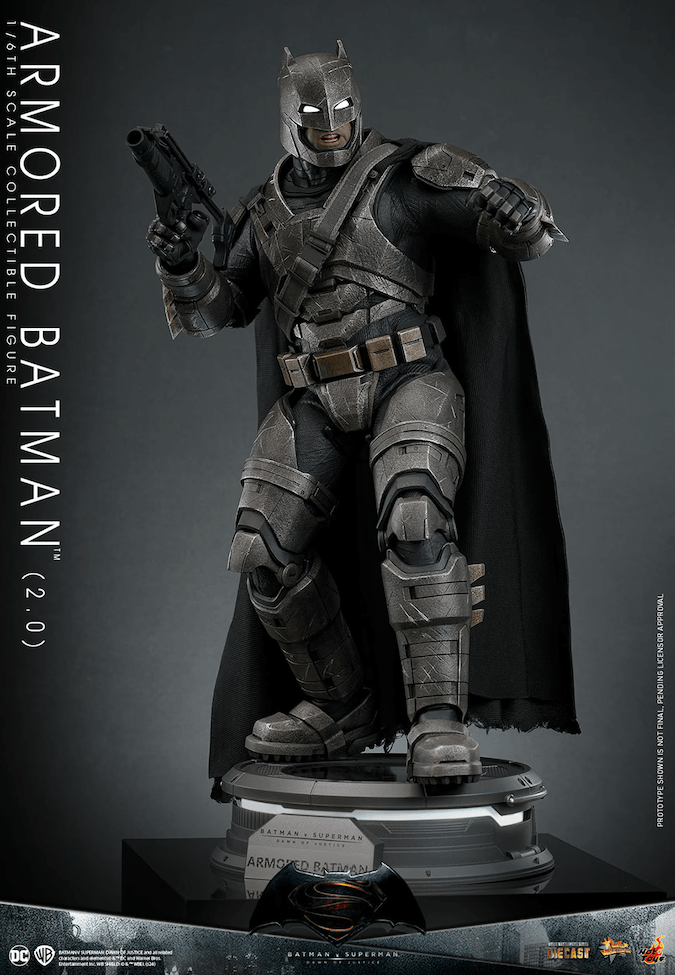 HOTMMS742D62 Batman v Superman: Dawn of Justice - Armored Batman (2.0) 1:6 Scale Collectable Action Figure - Hot Toys - Titan Pop Culture