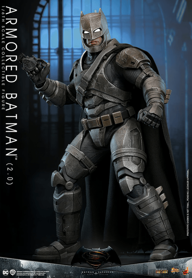 HOTMMS742D62 Batman v Superman: Dawn of Justice - Armored Batman (2.0) 1:6 Scale Collectable Action Figure - Hot Toys - Titan Pop Culture